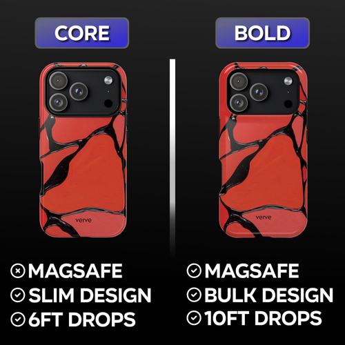 Burning Black Chrome Phone Case