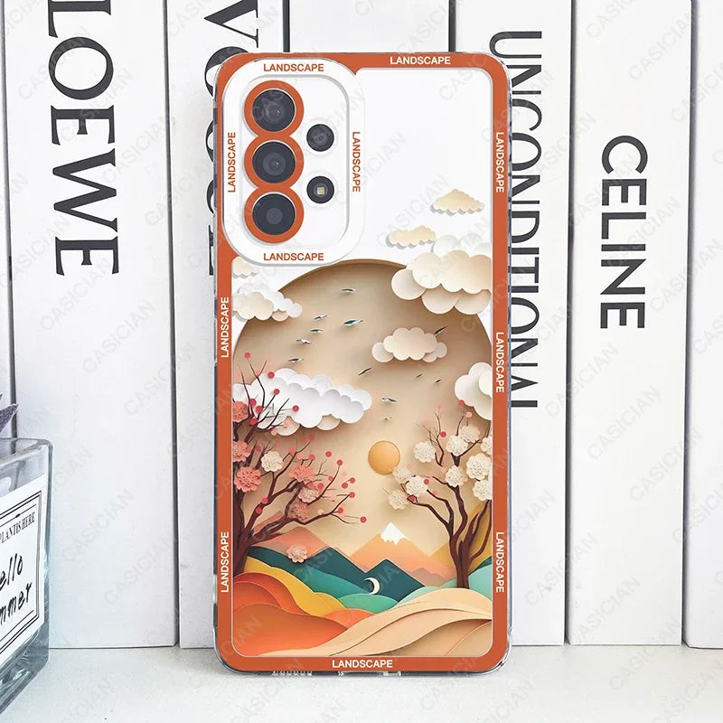 Printing Landscape Mountain Phone Case