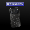 Black Spider Web Phone Case