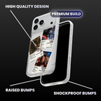 Michael Jackson Album Covers Clear Phone Case
