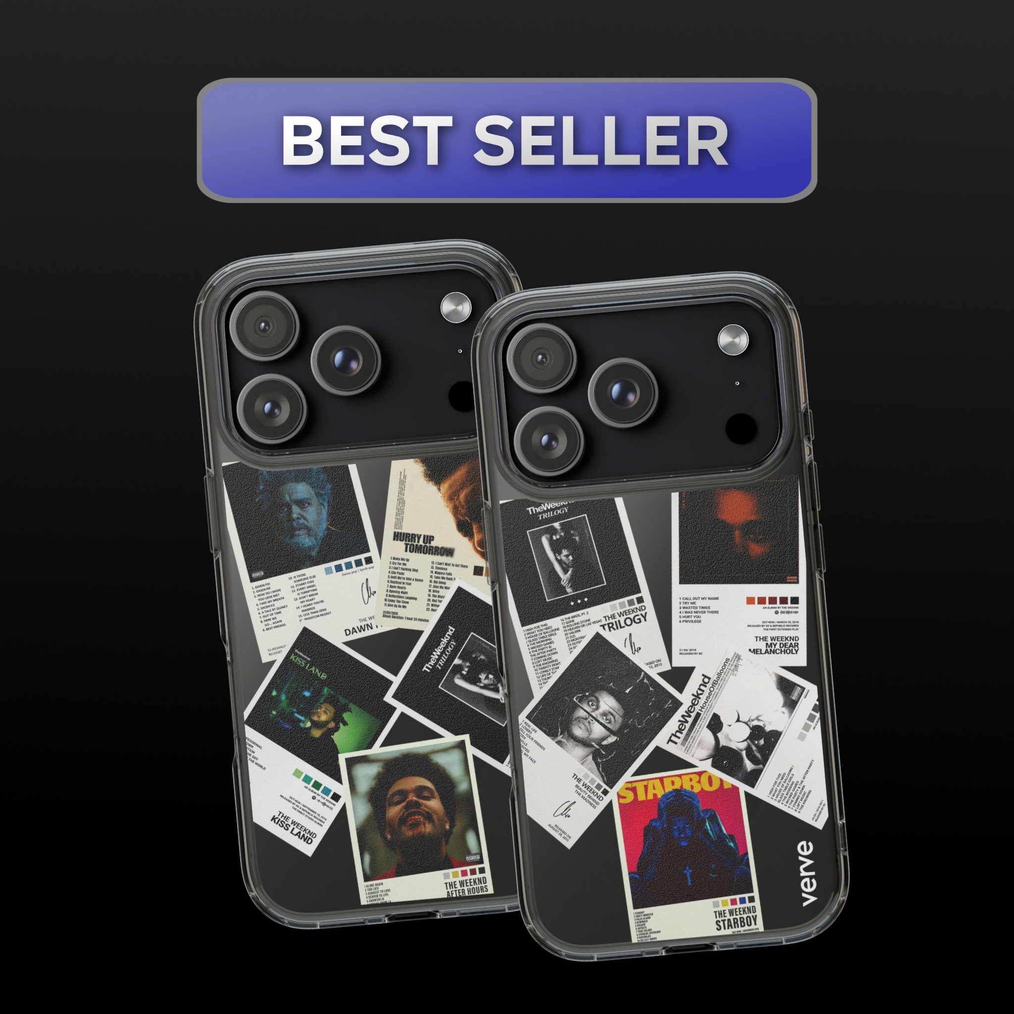 The Weeknd Albums Clear Phone Case