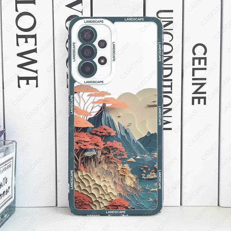 Printing Landscape Mountain Phone Case