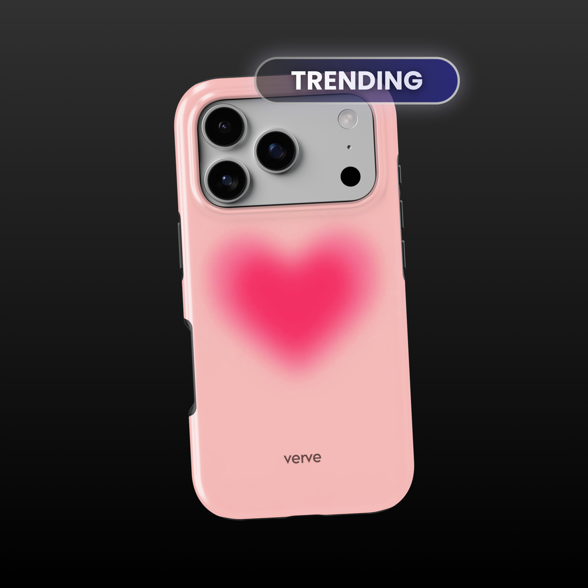 Heart Aura Pink Phone Case