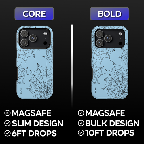 Blue Spider Web Phone Case