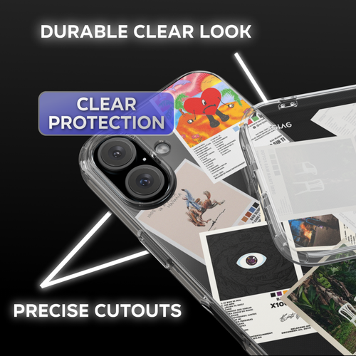 Bad Bunny Albums Clear Phone Case