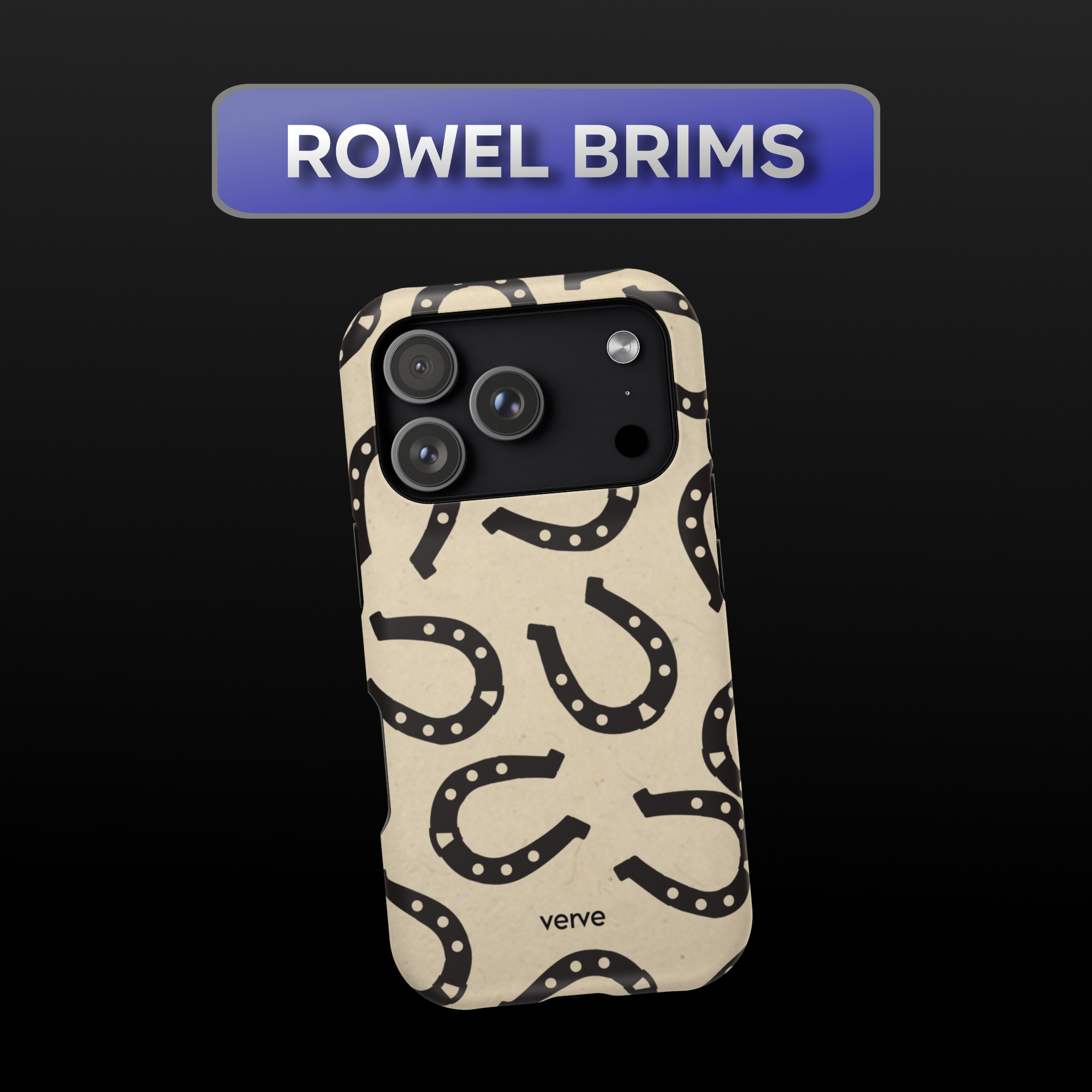 Rowel Brims Horseshoes Phone Case