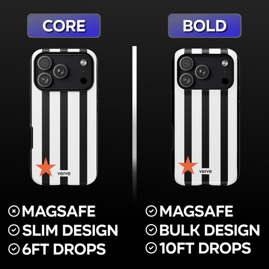 Black & White Striped Phone Case