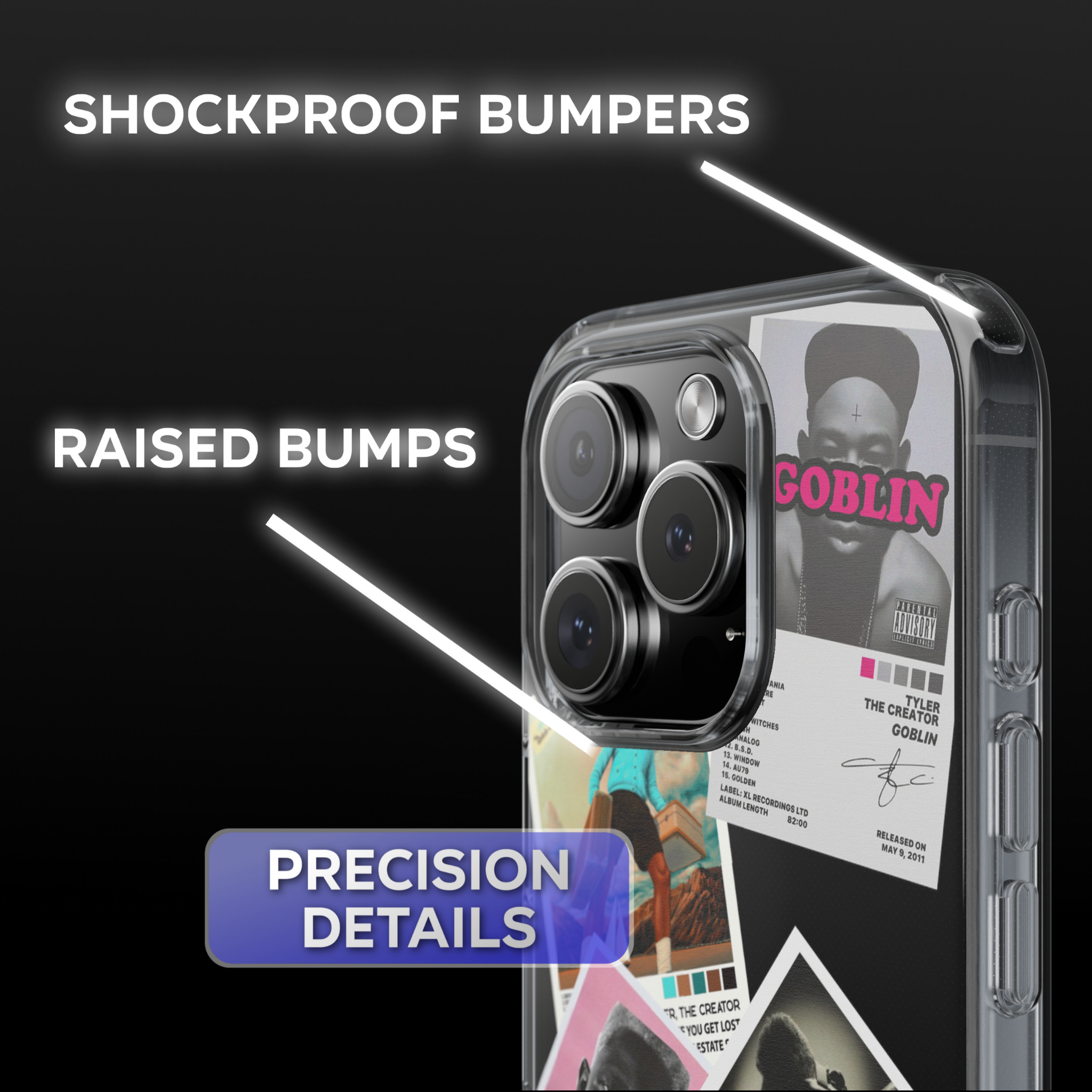 Tyler The Creator Albums Clear Phone Case