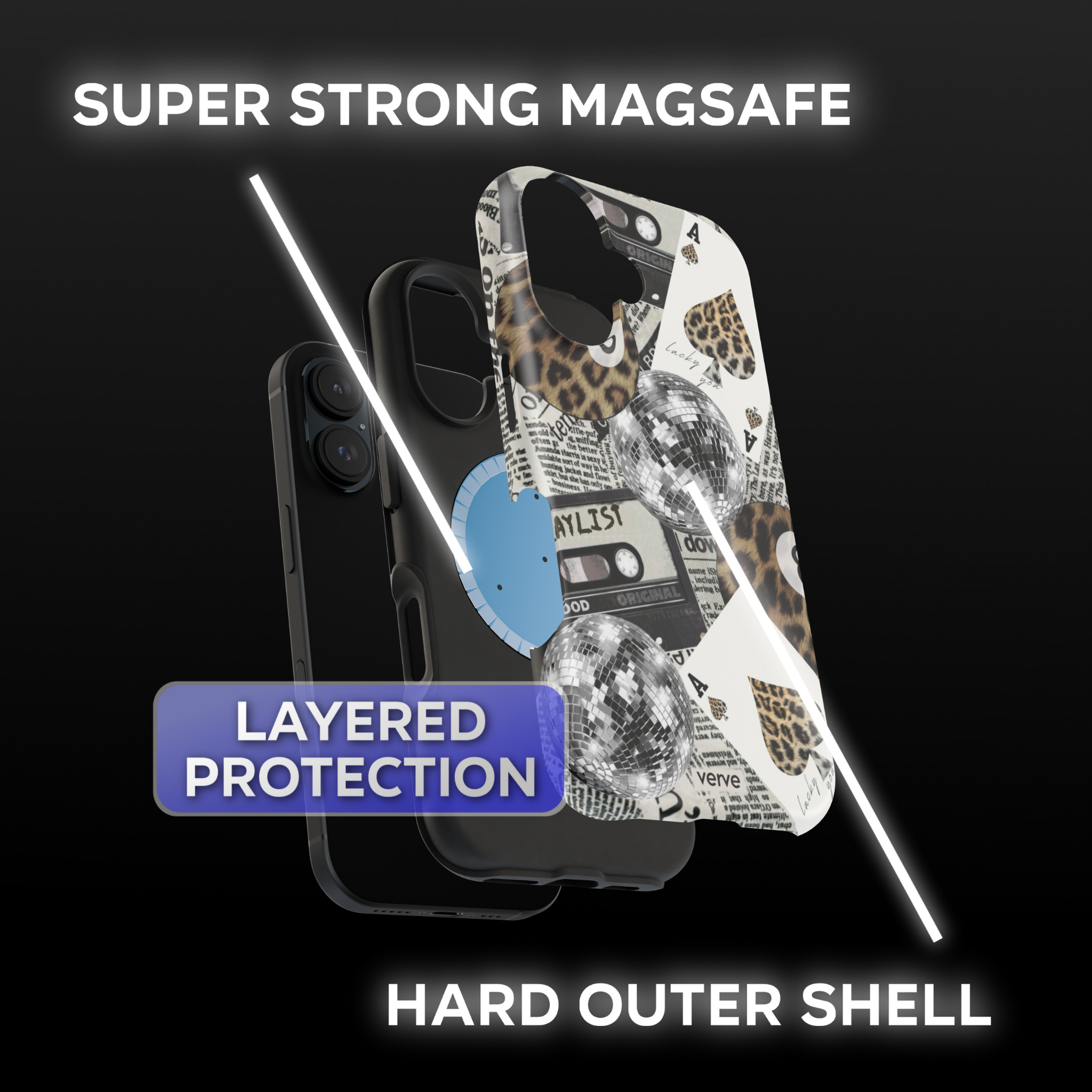 Y2K Newspaper Phone Case