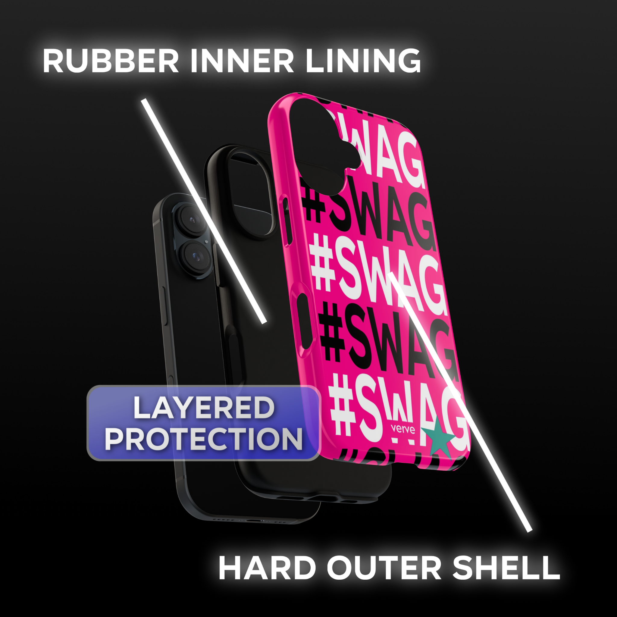 #SWAG Pink Phone Case