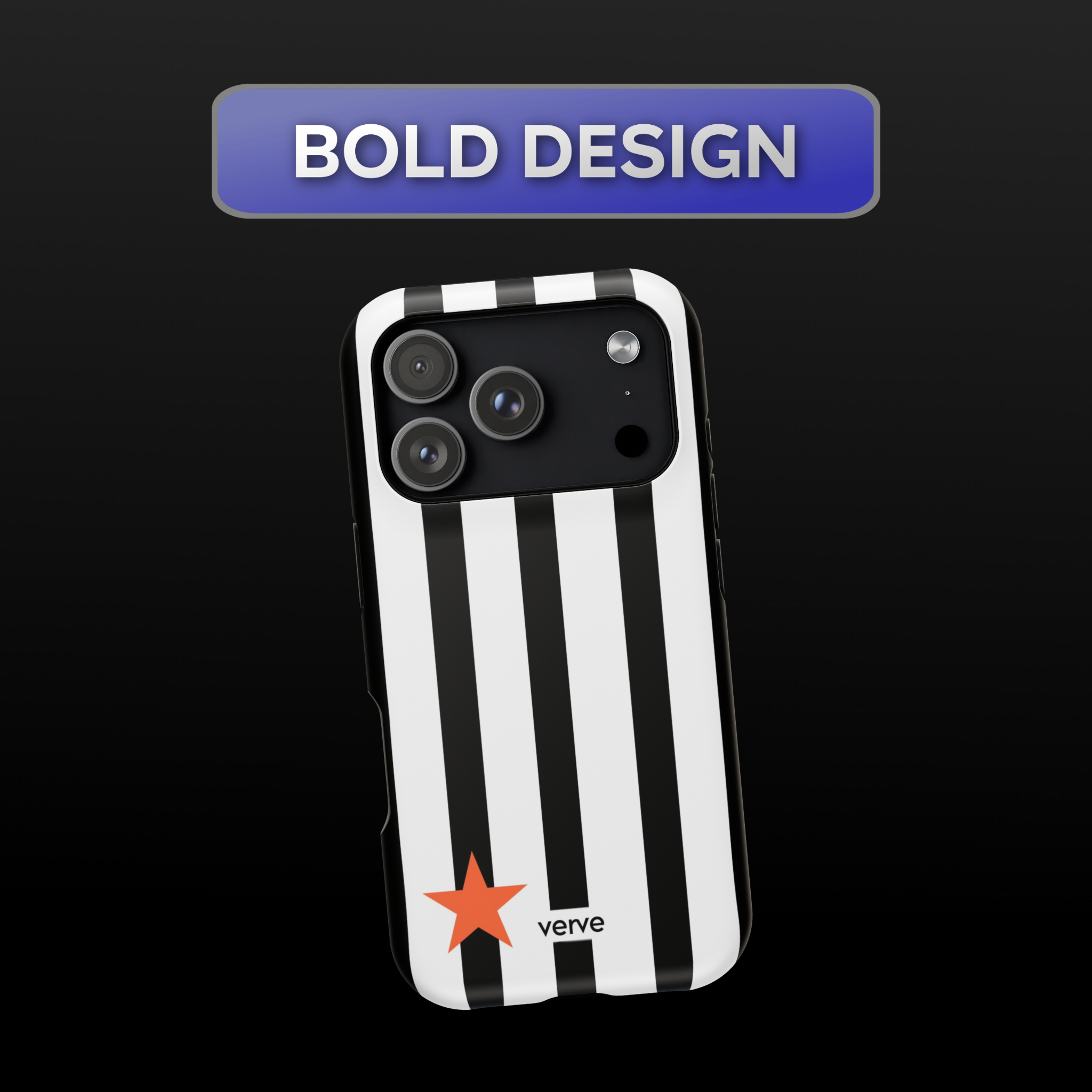 Black & White Striped Phone Case