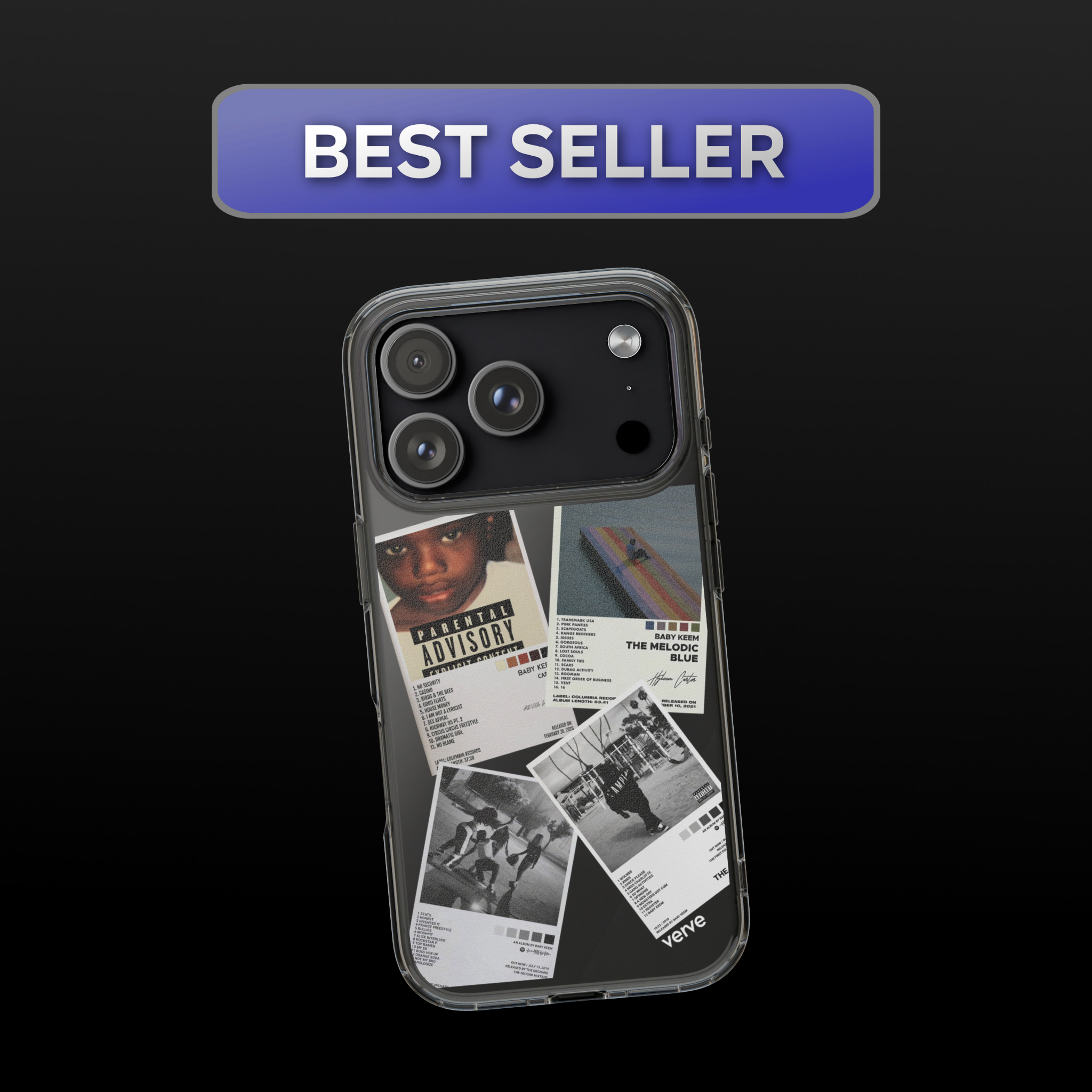 Baby Keem Album Covers Clear Phone Case
