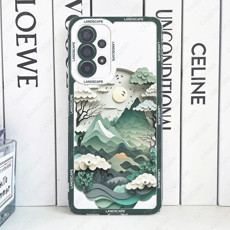 Printing Landscape Mountain Phone Case