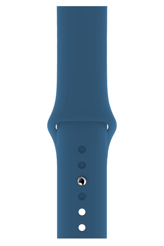 Apple Watch Silicone Sport Band Denim Blue