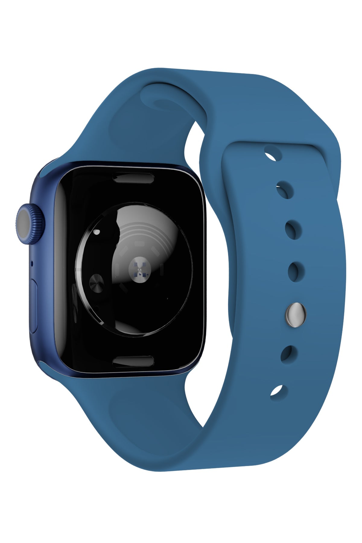 Apple Watch Silicone Sport Band Denim Blue