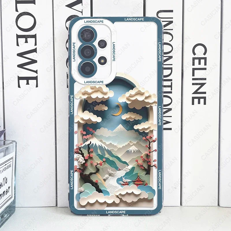 Printing Landscape Mountain Phone Case