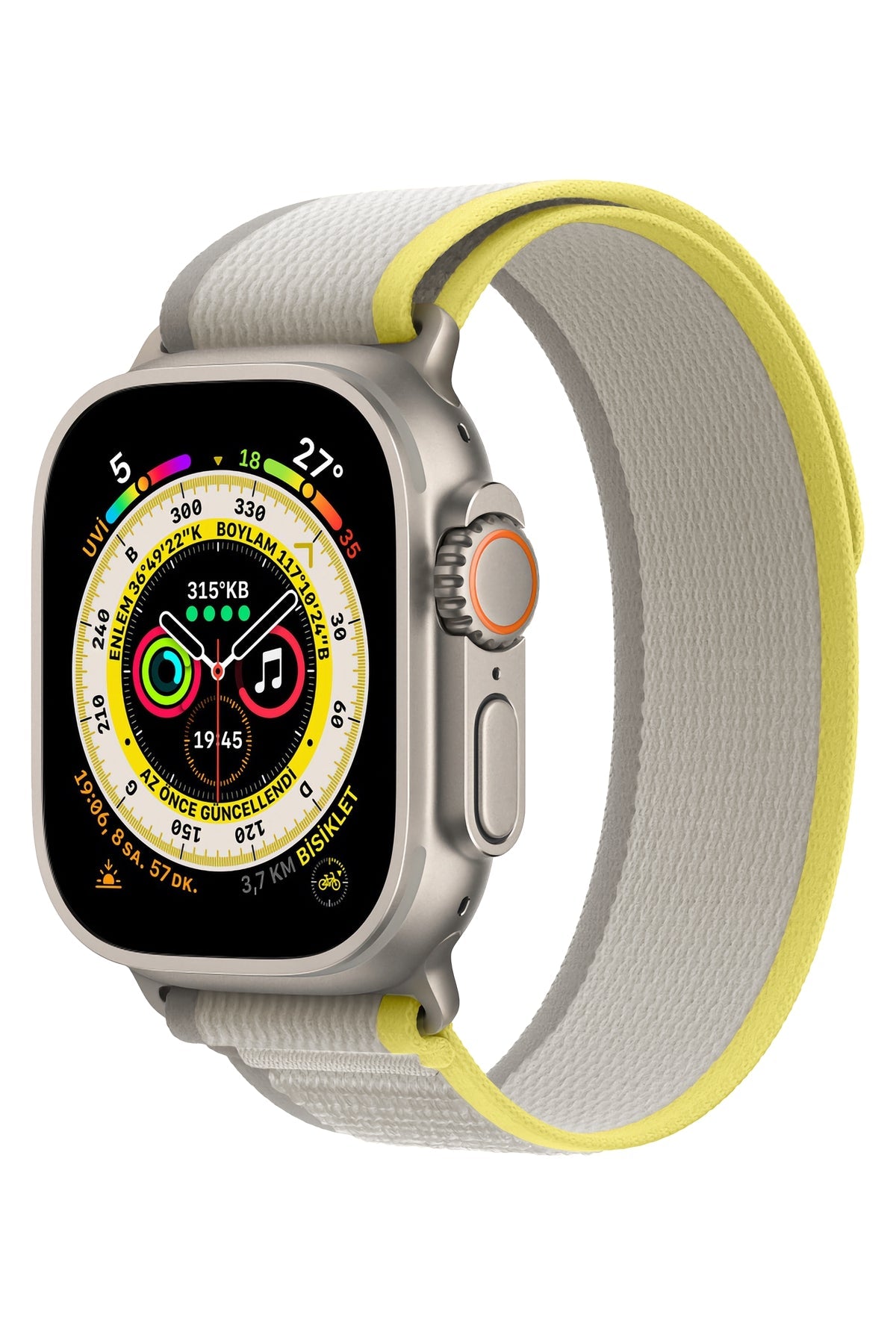 Apple Watch Trail Loop Yellow Beige