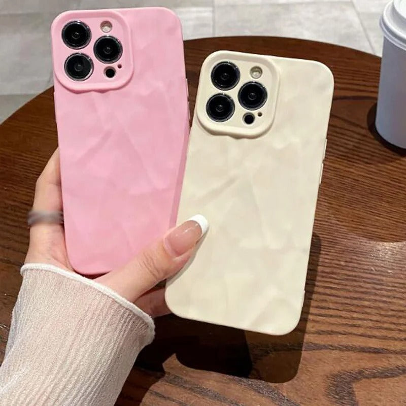 Solid Wrinkled Phone Case