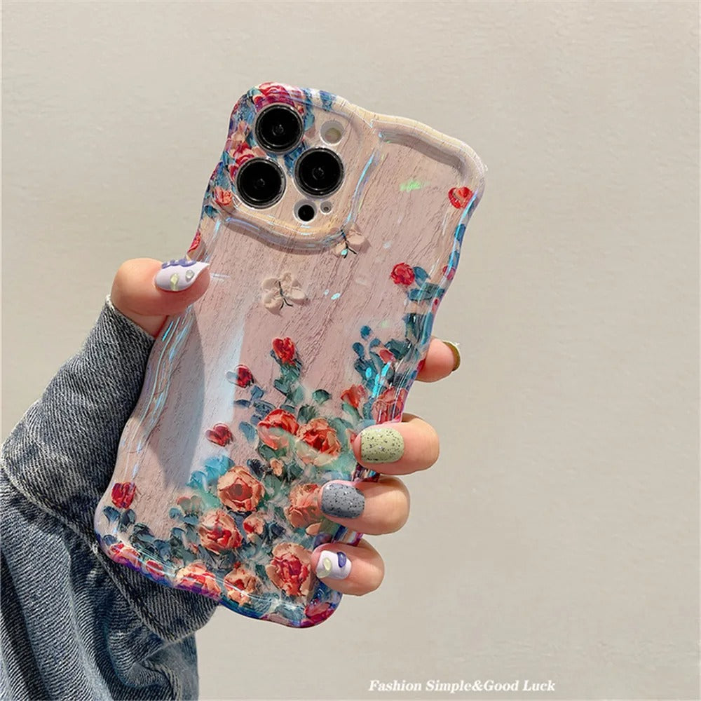 Oil Painting Flower Phone Cases