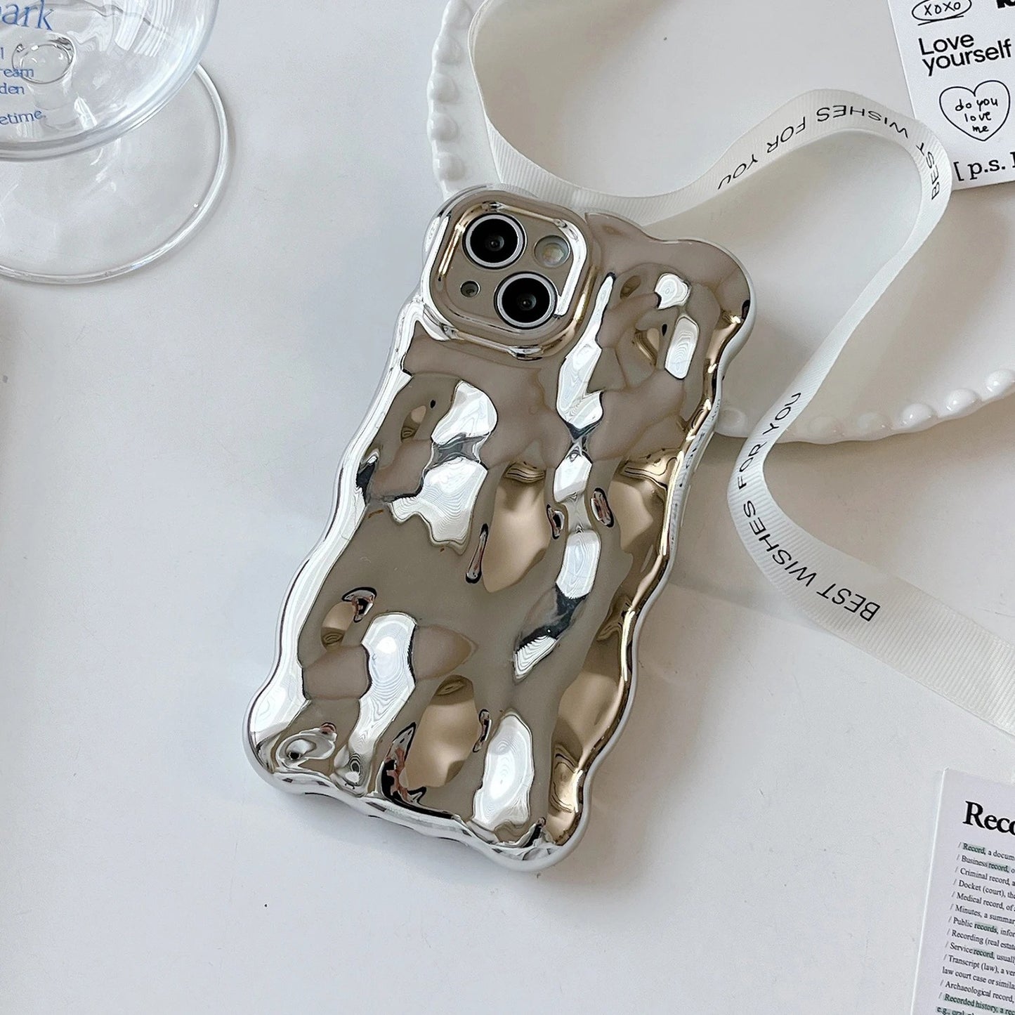 Silver Meteorite Phone Case