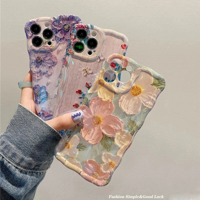 Oil Painting Flower Phone Cases