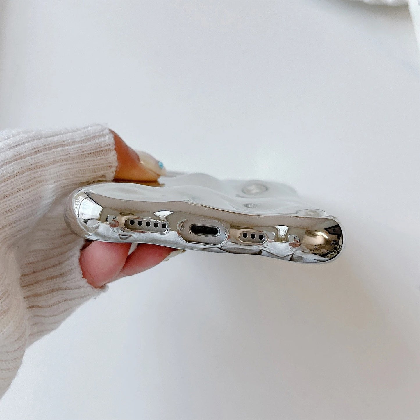 Silver Meteorite Phone Case