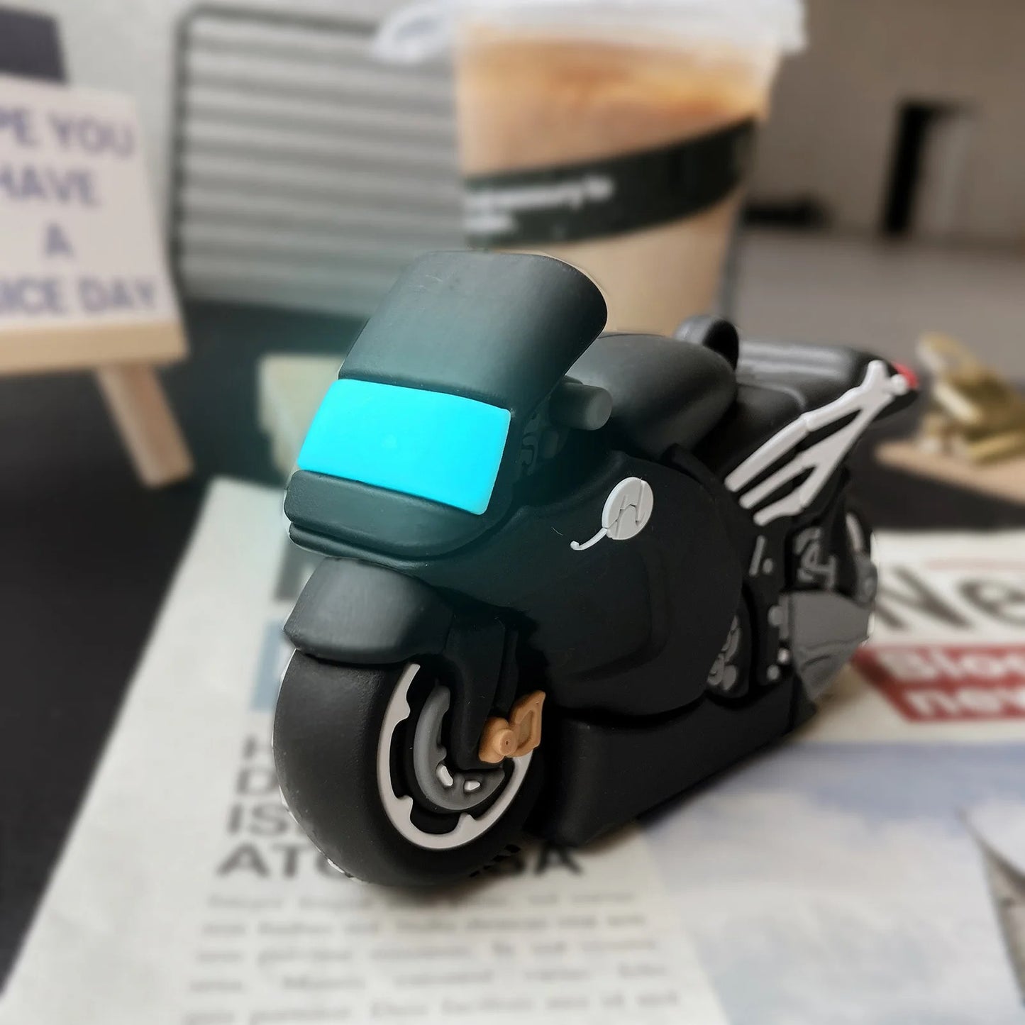 Motorcycle AirPods Case