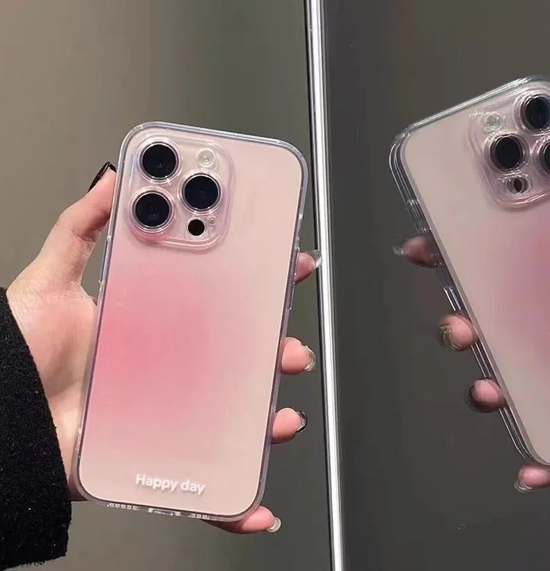 Powder Transparent Phone Case