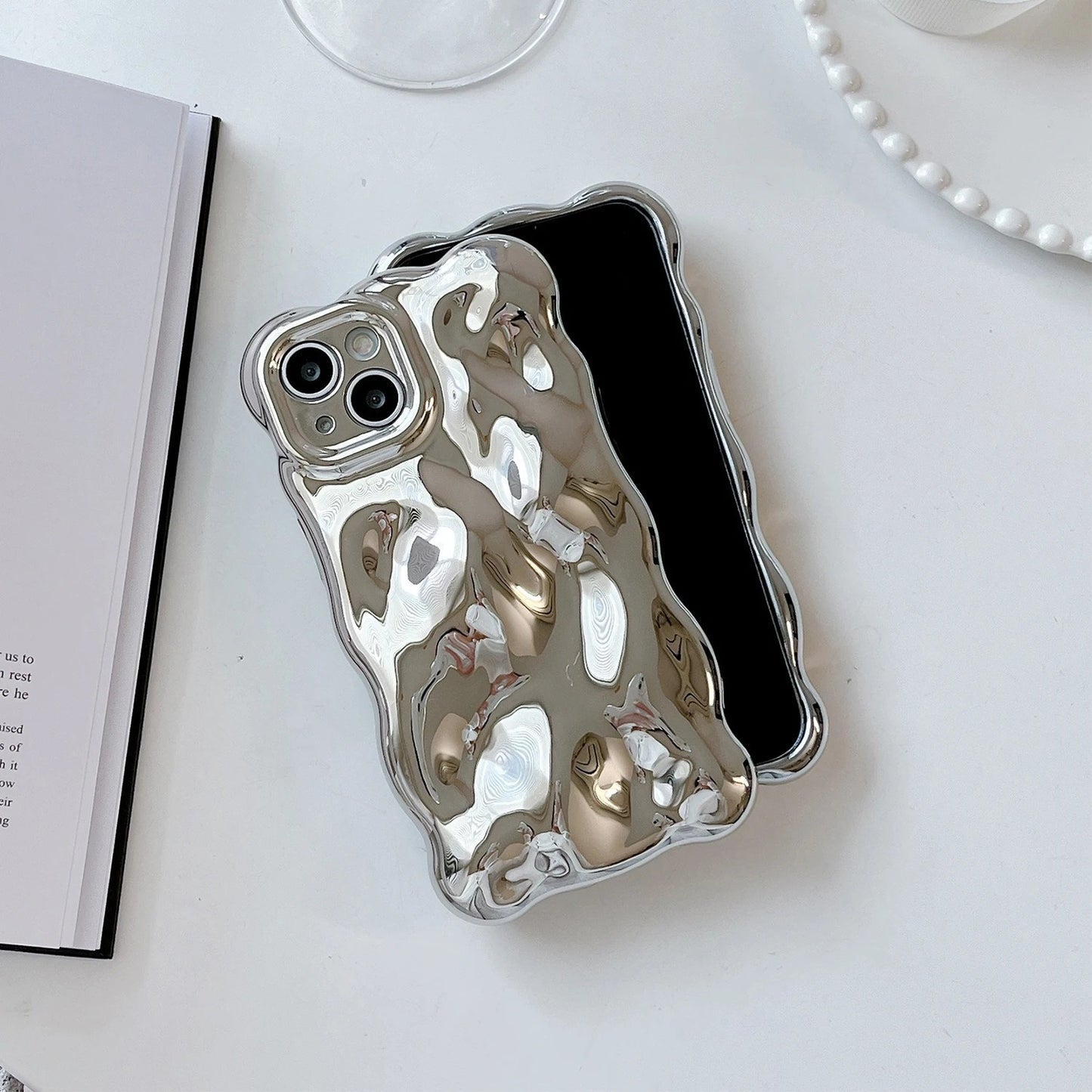 Silver Meteorite Phone Case