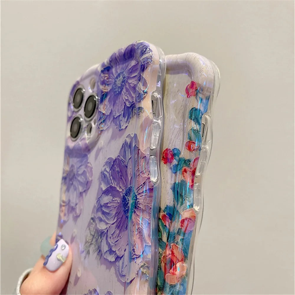 Oil Painting Flower Phone Cases