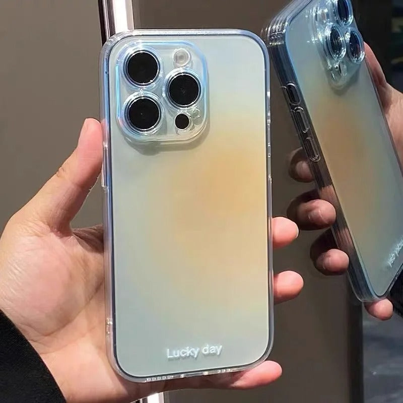 Powder Transparent Phone Case