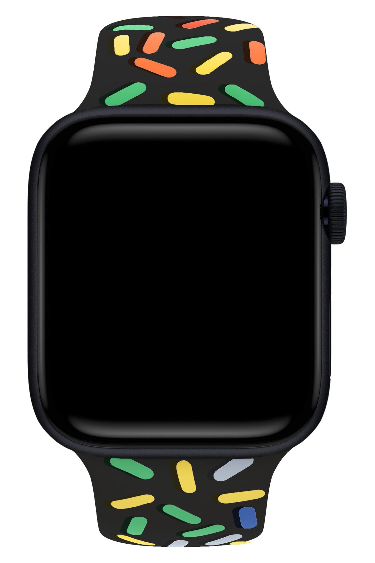 Apple Watch Silicone Sport Band Pride Black