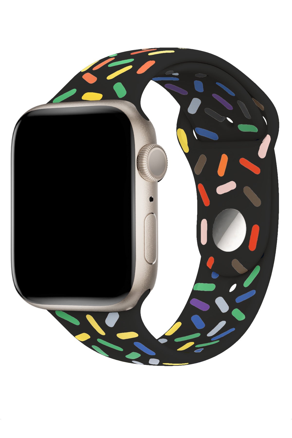 Apple Watch Silicone Sport Band Pride Black