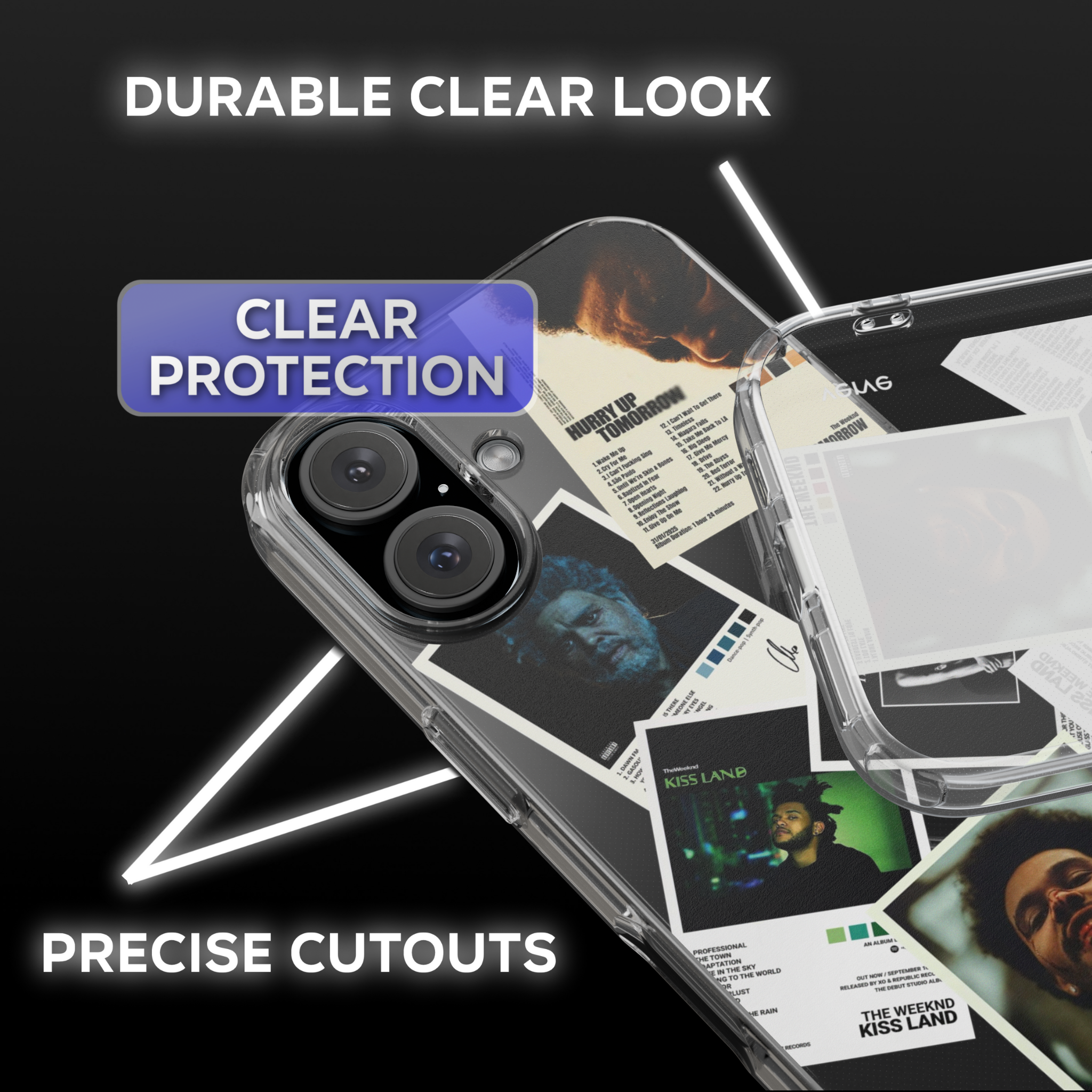 The Weeknd Albums Clear Phone Case