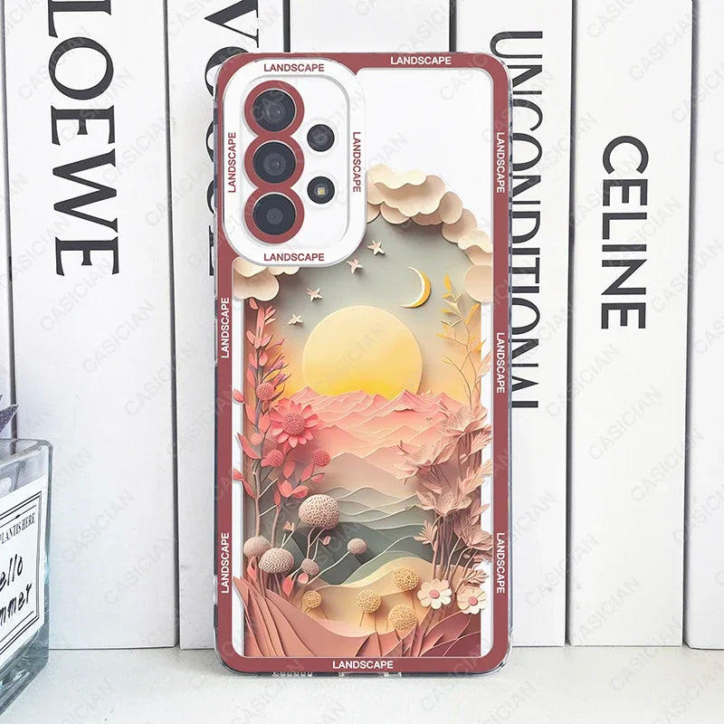 Printing Landscape Mountain Phone Case